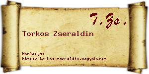 Torkos Zseraldin névjegykártya